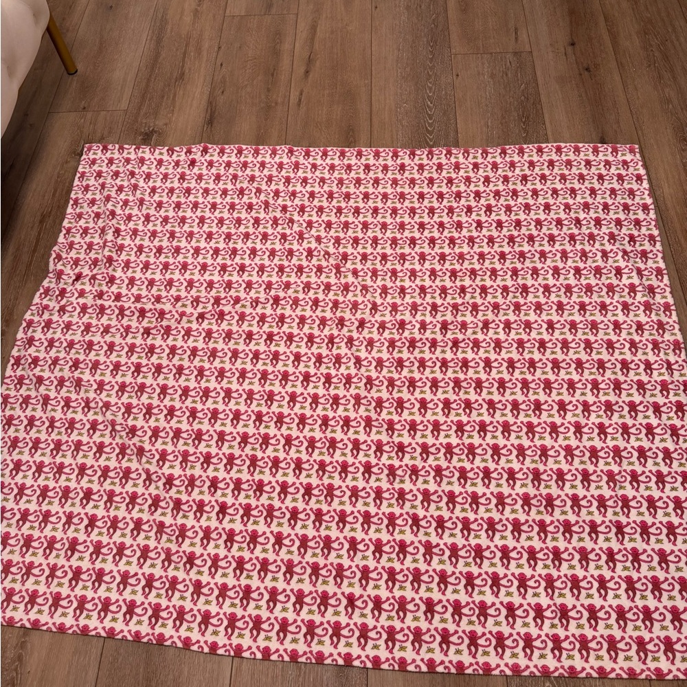 Roller Rabbit Monkey Throw Blanket